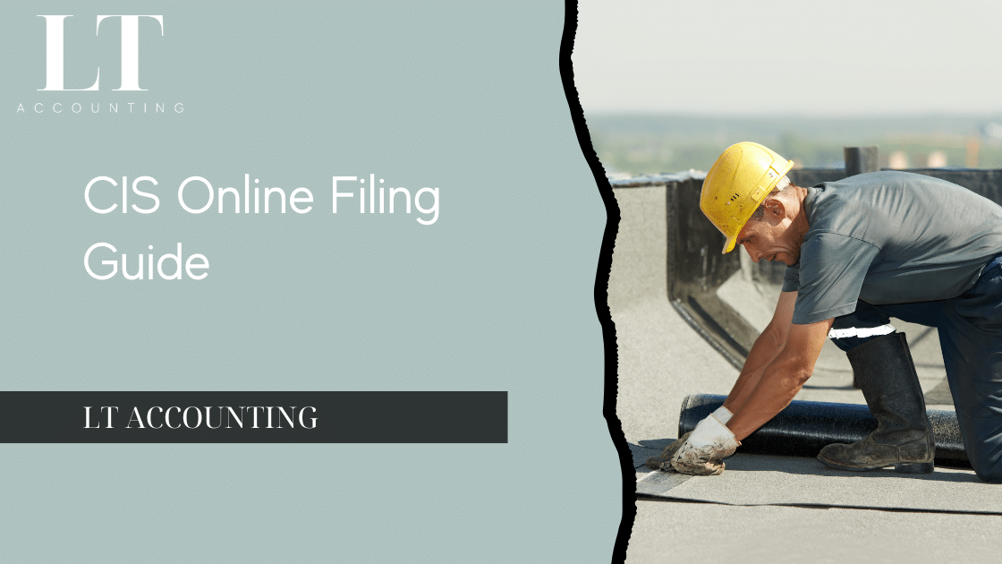 A step-by-step guide for CIS online filing showing a contractor using accounting software to submit a Construction Industry Scheme return to HMRC, ensuring compliance and accurate tax deductions.