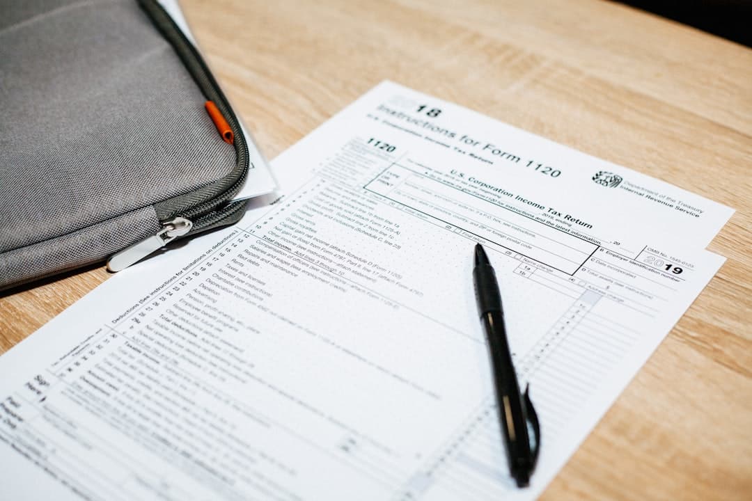 Photo Tax form