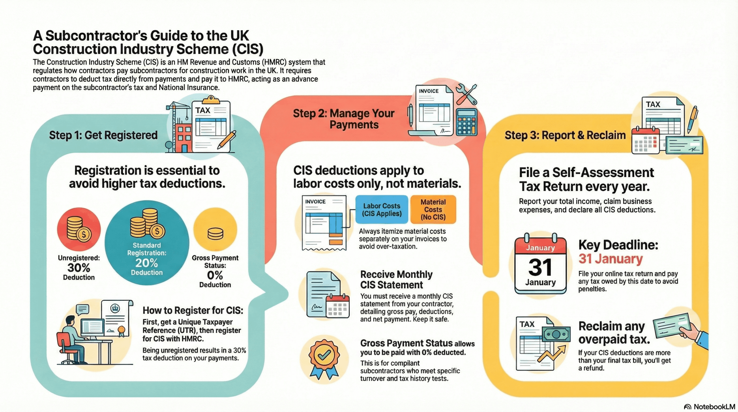 Infographic explaining Subcontractors CIS Requirements
